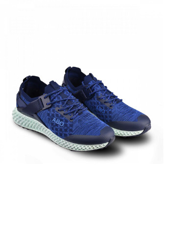 Голубые демисезонные кроссовки спортивные мужские al-a67-blu No Brand