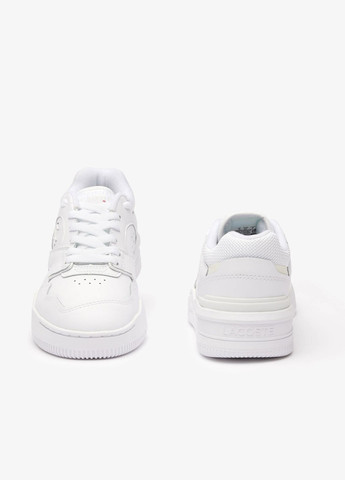 Белые демисезонные кроссовки Lacoste LINESHOT