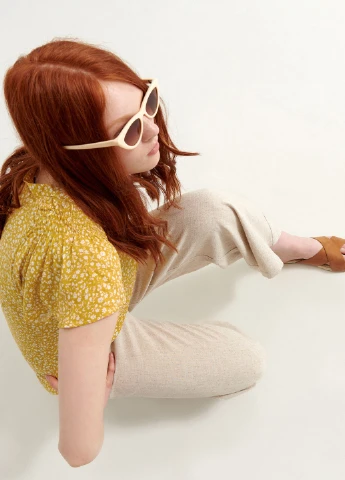 Гірчична блуза House