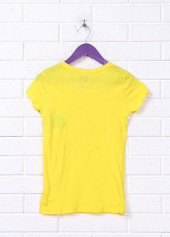 Желтая летняя футболка с коротким рукавом Aeropostale
