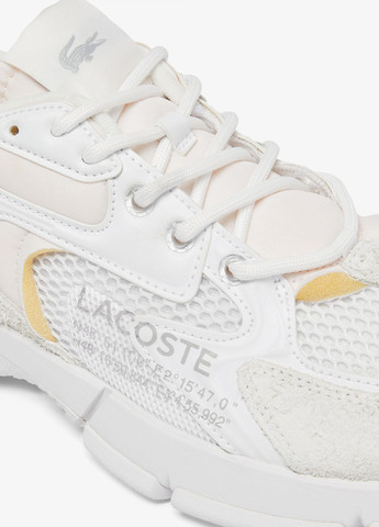 Белые демисезонные кроссовки Lacoste L003 NEO