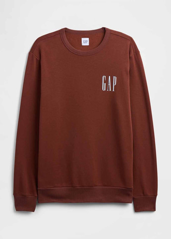 Коричневий світшот Gap логотип (367098373)
