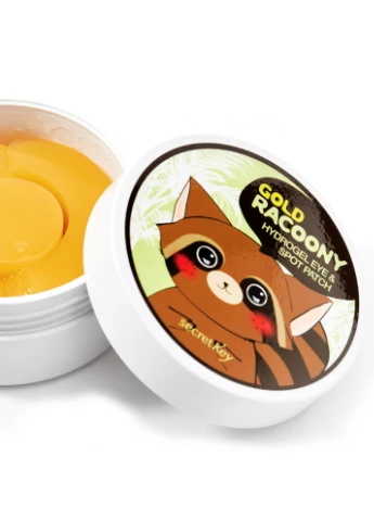 Гідрогелеві патчі для шкіри навколо очей з золотом Gold Racoony Hydrogel Eye Spot Patch Secret Key (250007572)