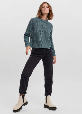 Зелений демісезонний светр Vero Moda