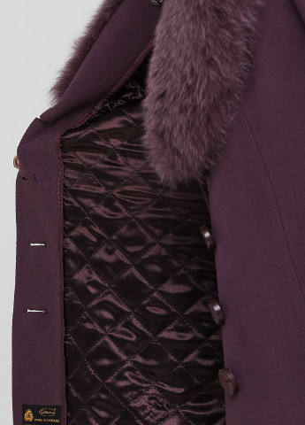 Сиреневое зимнее Пальто однобортное DANNA