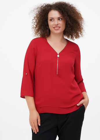 Червона літня блуза Ambria
