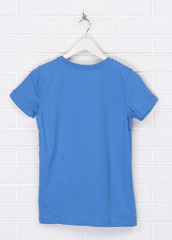 Голубая летняя футболка Y.F.K.