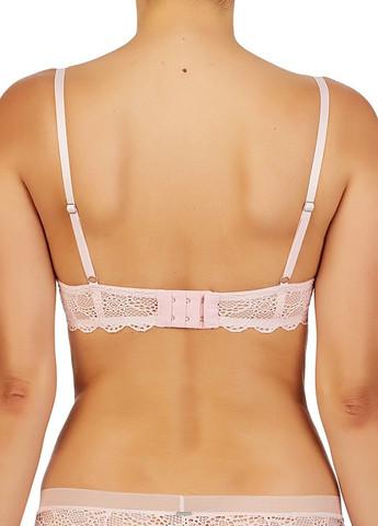 Бежевый корбей бюстгальтер DKNY с косточками нейлон