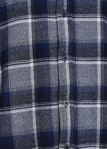 Темно-синяя кэжуал рубашка в клетку KOTON