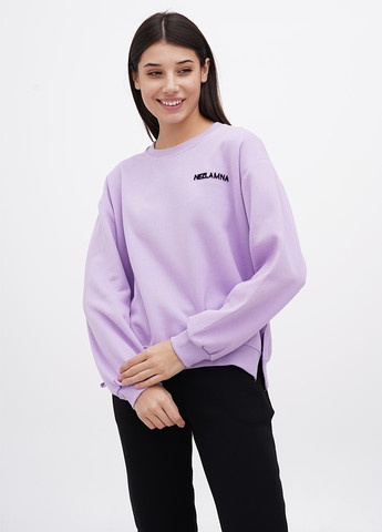 Бузковий світшот M@C однотонний нашивки (305742438)