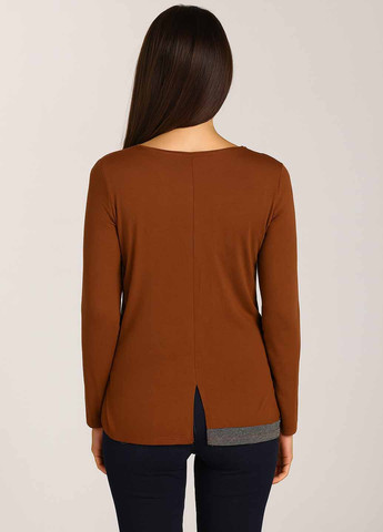 Светло-коричневая блуза Sassofono