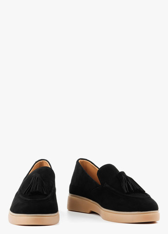 Le'BERDES Туфли лоферы черный з натуральная замша, украина — демисезон (302137777)