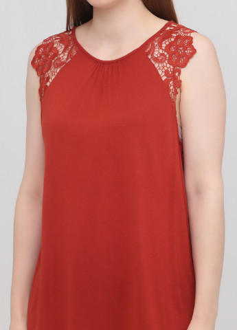 Терракотовая летняя блуза H&M