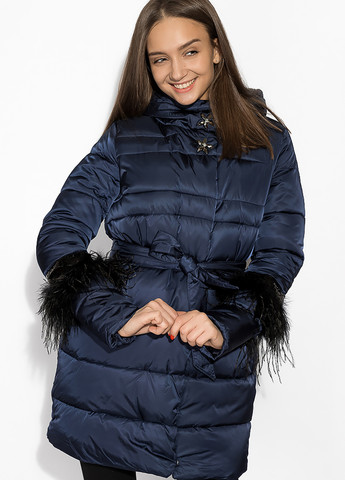 Темно-синяя зимняя куртка Time of Style