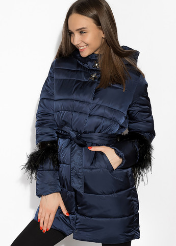 Темно-синяя зимняя куртка Time of Style