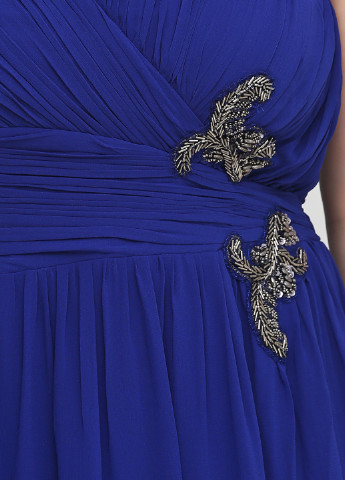 Темно-синее вечернее платье Little Mistress однотонное