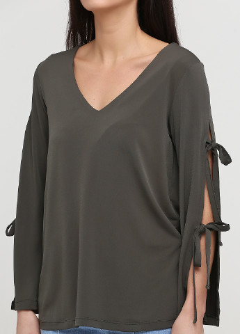Оливковая (хаки) демисезонная блуза Heine