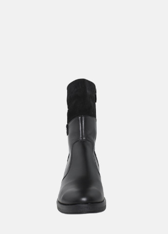 Зимние ботинки ral304 черный Alvista из натуральной замши
