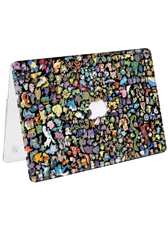 Чехол пластиковый для Apple MacBook Air 13 A1466 / A1369 Покемон Паттерн (Pokemon Pattern) (6351-2462) MobiPrint (218858486)