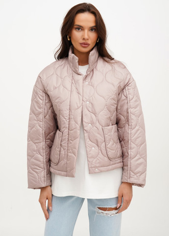 Светло-розовая демисезонная куртка куртка-лайнер ESSME