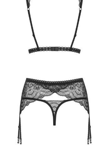 Чорний демісезонний комплект Obsessive