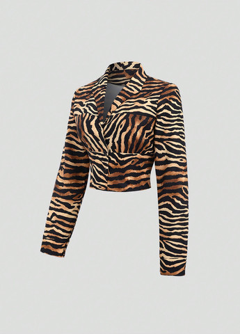 Светло-бежевая блуза SHEIN