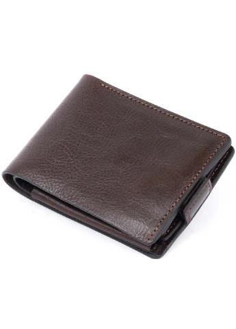 Мужской кожаный кошелек 9х11,5х3 см Grande Pelle (229460469)