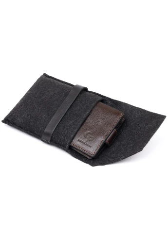 Мужской кожаный кошелек 9х11,5х3 см Grande Pelle (229460469)