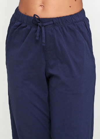 Темно-синя всесезон піжама (лонгслів, брюки) лонгслив + брюки H&M