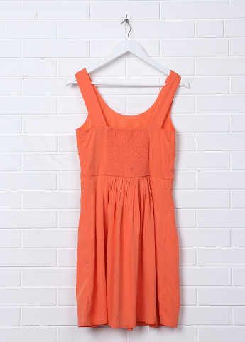 Оранжевое кэжуал платье Only однотонное