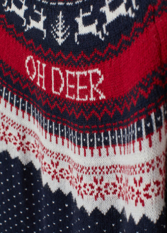 Комбінована повсякденний в'язане плаття H&M з малюнком