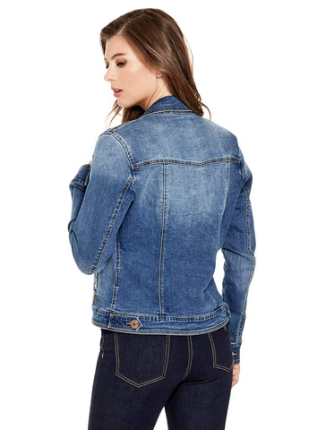 Синяя демисезонная куртка Guess