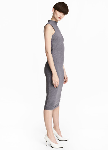 Сіра кежуал сукня футляр H&M