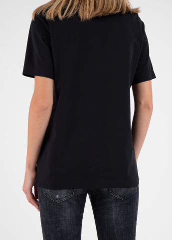 Черная летняя футболка Dsquared2