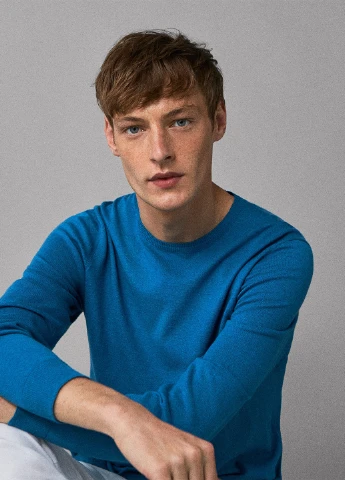 Синій демісезонний джемпер джемпер Massimo Dutti