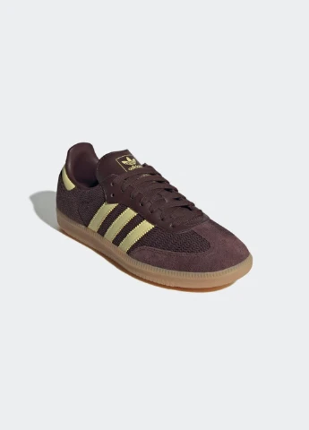 Кроссовки JR8167 adidas Samba OG коричневые всесезоны (341083568)