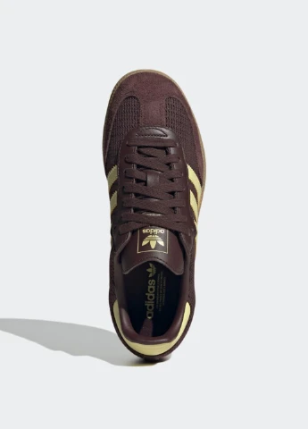 Кроссовки JR8167 adidas Samba OG коричневые всесезоны (341083568)