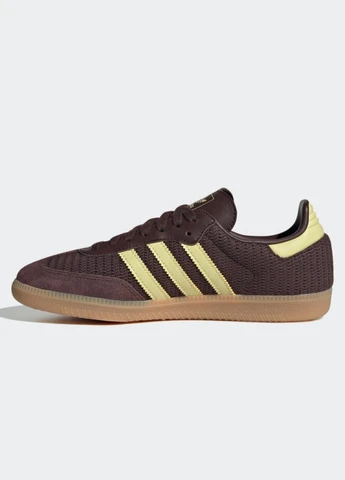 Кроссовки JR8167 adidas Samba OG коричневые всесезоны (341083568)