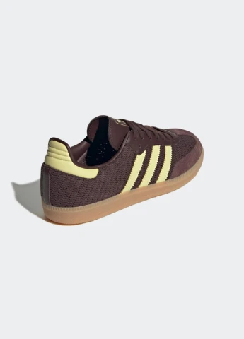 Кроссовки JR8167 adidas Samba OG коричневые всесезоны (341083568)
