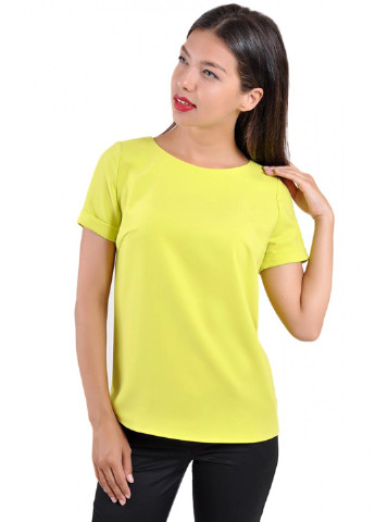 Лимонно-зелена літня блуза Tivardo