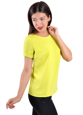 Лимонно-зелена літня блуза Tivardo