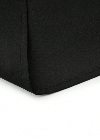 Черное кэжуал платье а-силуэт SHEIN однотонное