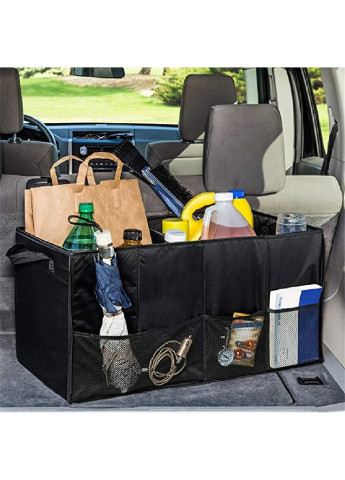 Органайзер великий складаний сумка в багажник в автомобіль для продуктів 54х38,5х25 см (473613-Prob) Чорний Unbranded (255621715)