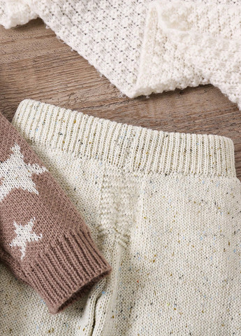 Світло-коричневий демісезонний комплект (джемпер, штани) SHEIN