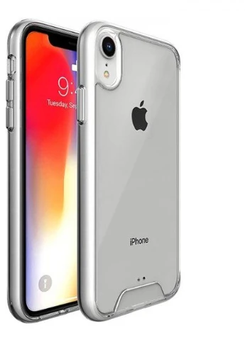 Протиударний силіконовий чохол Space для iPhone Xr Прозорий No Brand (254324976)