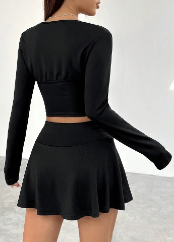 Костюм (топ, болеро, спідниця) SHEIN (330610787)