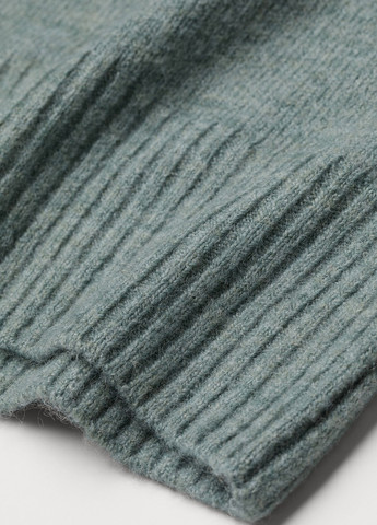 Серо-зеленый зимний пуловер пуловер H&M