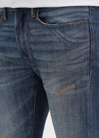 Синие демисезонные слим джинсы Gap