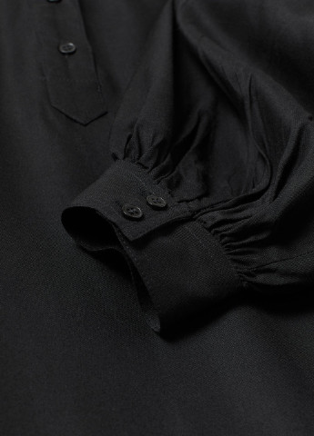 Черное кэжуал платье H&M однотонное