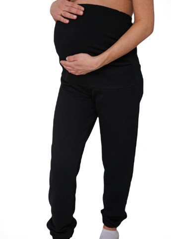 670101 Спортивні штани-джогери для вагітних без кишень Чорні HN (222541119)